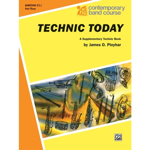 Technic Today Part 3 Baritone TC Concert Band Sheet Music