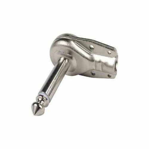 Audio C-Series Right Angle 1/4" Mono Male, Flat Style Jack Plug