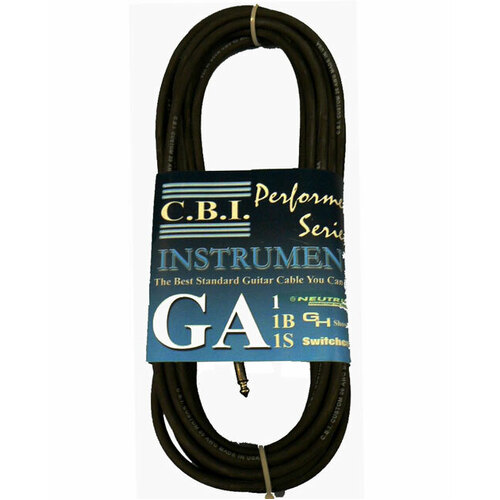 C.B.I. Cables GA1 Series 20ft Instrument Cable