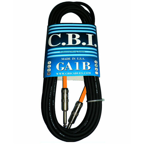 C.B.I. Cables GA1B All American Series 15ft Instrument Cable