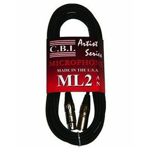 C.B.I. Cables Artist ML2 Series 10ft Microphone Cable XLR-XLR