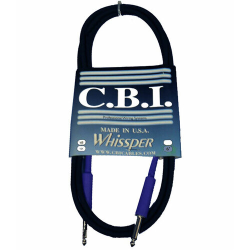C.B.I. Cables Whissper Series 6ft Instrument Cable