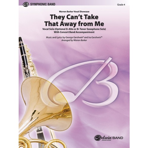 They Can't Take That Away from Me Concert Band Sheet Music Grade 4