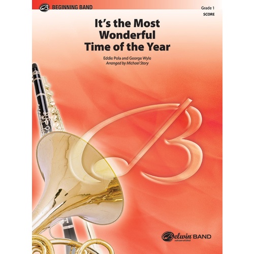 Most Wonderful Time Of The Year Concert Band Gr 1 Score