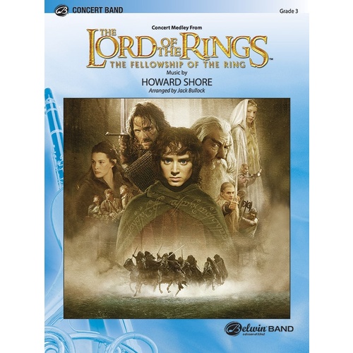 Lord Of The Rings Fellowship Medley Concert Band Gr 3