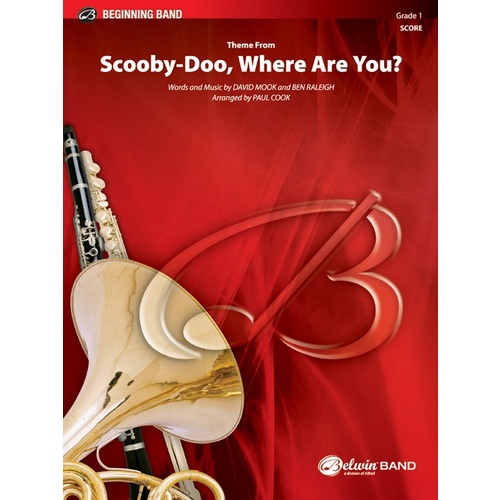 Scooby Doo Where Are You Concert Band Grade 1 Conductor Score