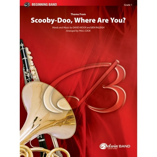 Scooby Doo Where Are You Concert Band Sheet Music Grade 1