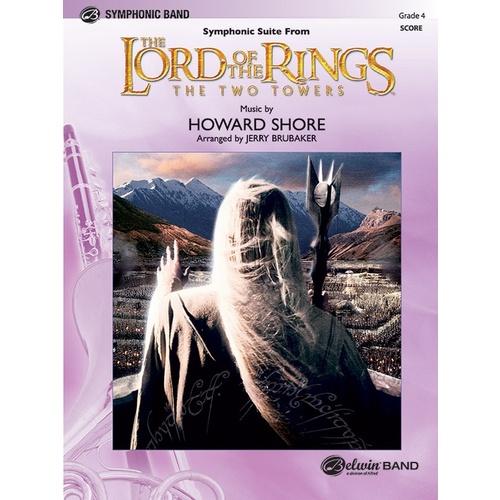 Lord Of The Rings Two Towers Suite Concert Band Gr 4 Score