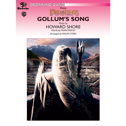 Gollums Song Lord Of The Rings Concert Band Gr 1