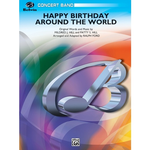 Happy Birthday Around The World Concert Band Gr 3