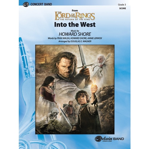 Into The West Lord Of The Rings Concert Band Gr 3 Score