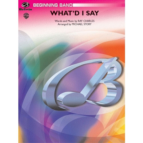 What'd I Say CB Gr 1 Charles Ray Concert Band Sheet Music