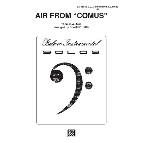 Air from Comus for Baritone and Piano Sheet Music