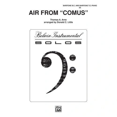 Air from Comus for Baritone and Piano Sheet Music