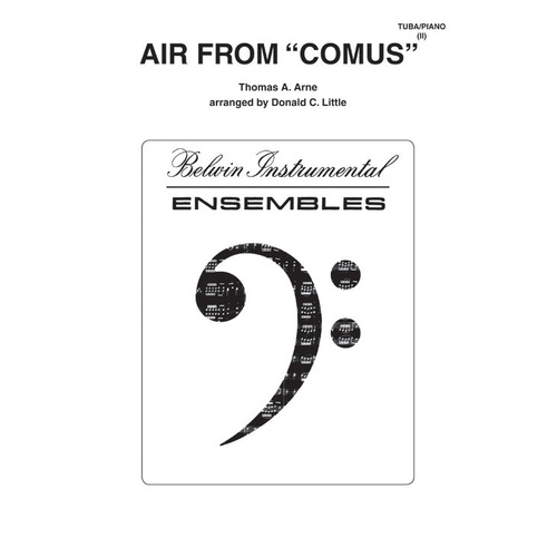 Air From Comus for Tuba and Piano Sheet Music