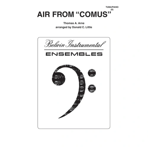 Air From Comus for Tuba and Piano Sheet Music