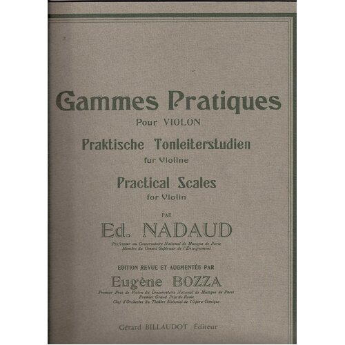 Practical Scales For Violin (Softcover Book)