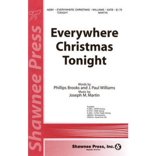 Everywhere Christmas Tonight StudioTrax Book