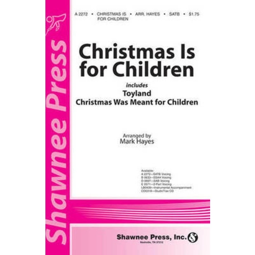 Christmas Is For Children StudioTrax Book