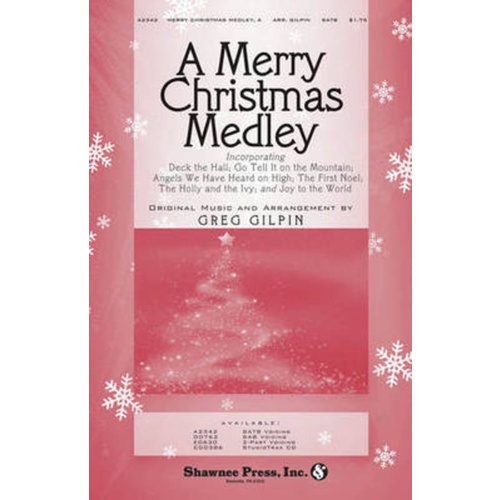 Merry Christmas Medley StudioTrax CD Book