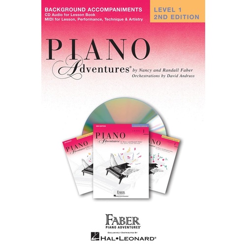 Piano Adventures Lesson Book 1 CD Only 2nd Ed Book