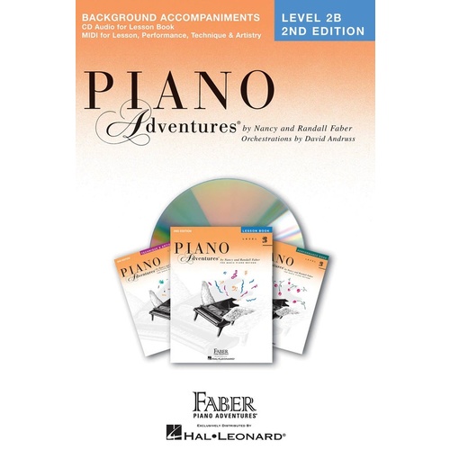 Piano Adventures Lesson Book 2B CD Only 2nd Edn Book