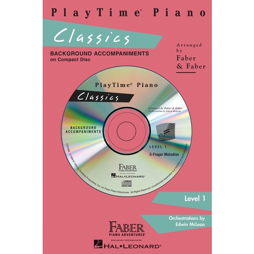 Play Time Piano Classics Level 1 CD Book