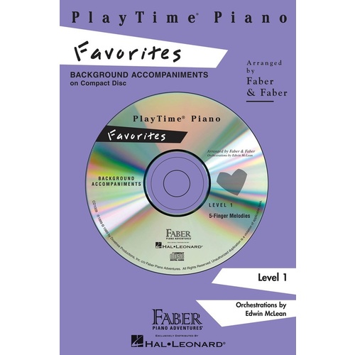 Play Time Piano Favourites Level 1 CD Book