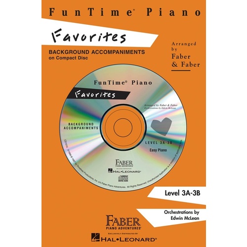 Fun Time Piano Favorites Level 3A - 3B CD Book