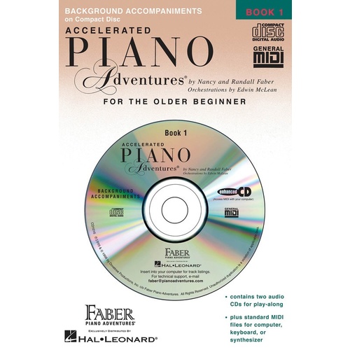 Accelerated Piano Adventures Book 1 Lesson CD Book