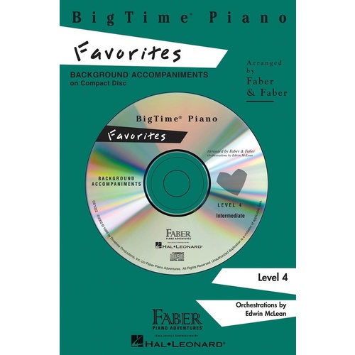 Big Time Piano Level 4 CD Book