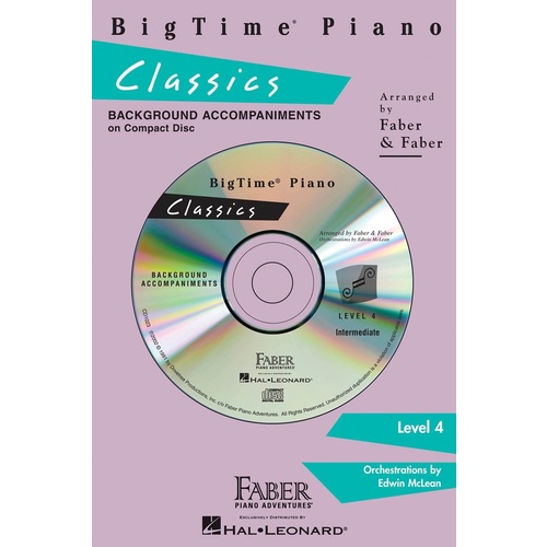 Big Time Piano Classics Level 4 CD Book