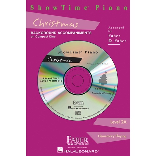 Show Time Piano Christmas Level 2A CD Book