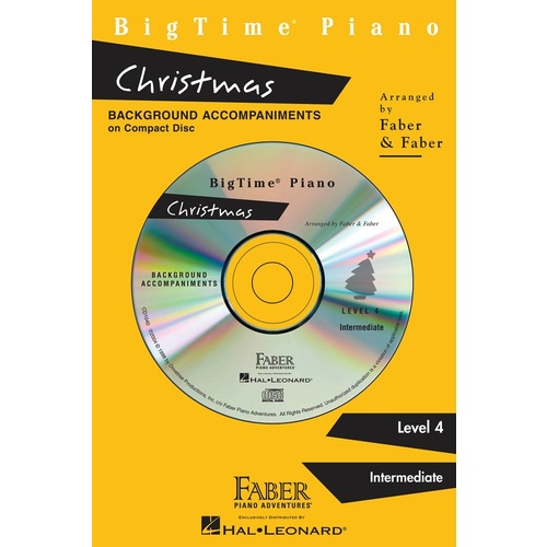 Big Time Piano Christmas Level 4 CD Book