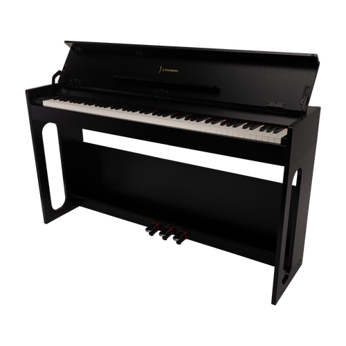 Crown CDP806 88-Key Weighted Digital Piano Gloss Black