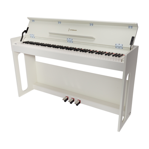 Crown CDP806 88-Key Weighted Digital Piano Gloss White