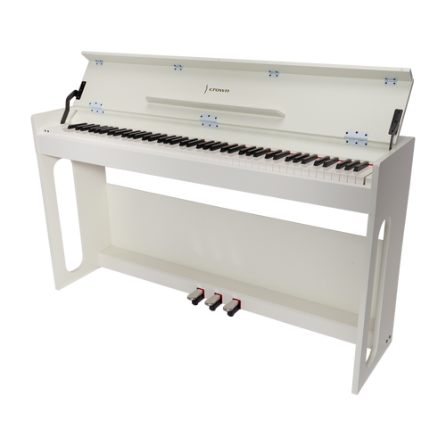 Crown CDP806 88-Key Weighted Digital Piano Gloss White