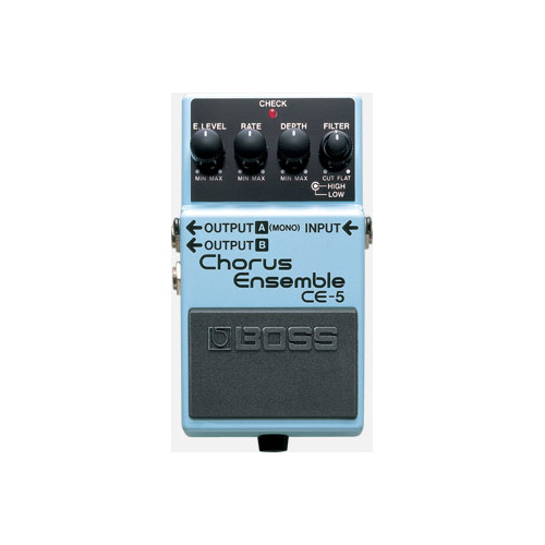 BOSS CE-5 Chorus Ensemble Pedal - Compact Chorus Effects with High/Low-Cut Filters for Versatile Sound