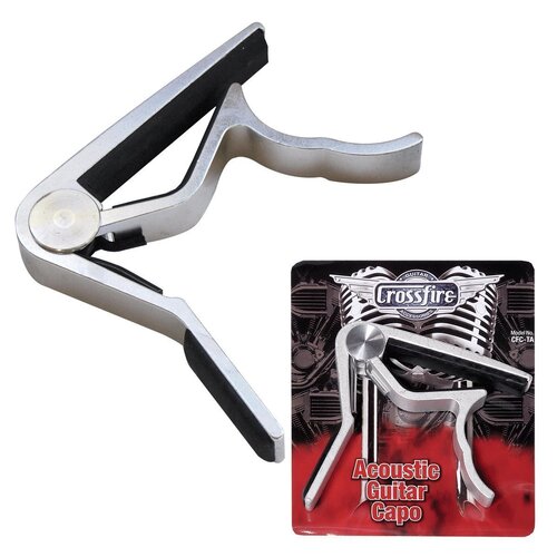 Crossfire Trigger-Style Capo for Classical Guitar - Nickel