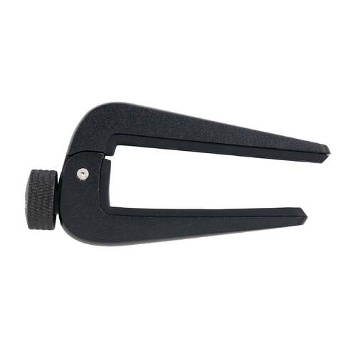 Crossfire Universal Acoustic and Classical Guitar Capo - Black, Zinc Alloy with Silicon Rubber Pads, Double Sided Design