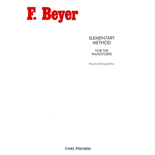 Beyer Elementary Method for Pianoforte - Beyer Ferdinand Carl Fischer CFO070