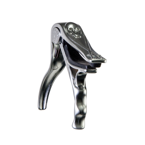 Crossfire Trigger-Style Skull Acoustic Guitar Capo Chrome