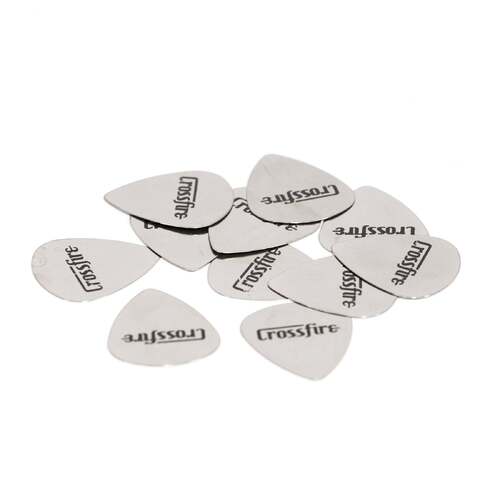 Crossfire Metal Guitar Picks - 12 Pack