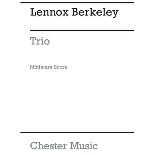 Berkeley - String Trio Op 19 Score Book