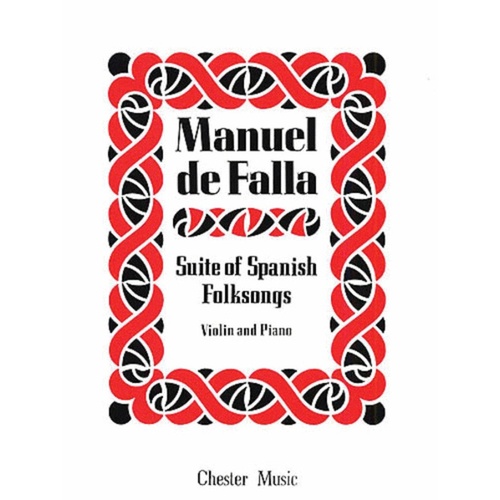 Falla - Suite Of Spanish Folksongs Violin/Piano (Softcover Book)