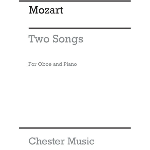 Mozart - 2 Songs For Oboe/Piano (Pod) (Softcover Book)