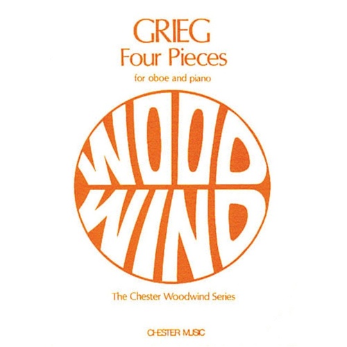 Grieg - 4 Pieces For Oboe/Piano (Softcover Book)