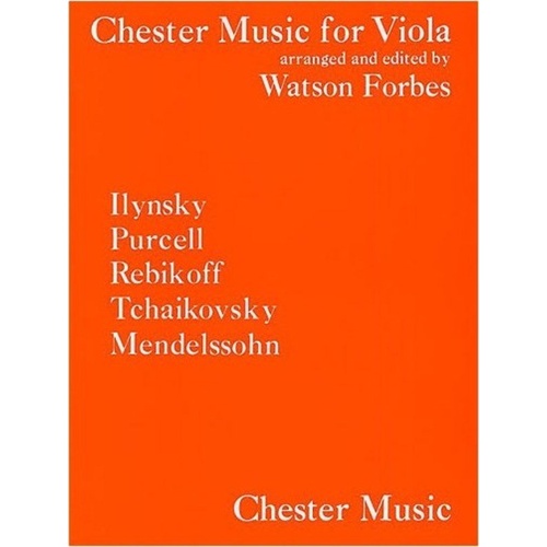 Chester Music for Viola, Edited by Watson Forbes, Six Pieces for Viola and Piano, Publisher: Chester Music, 1 Page