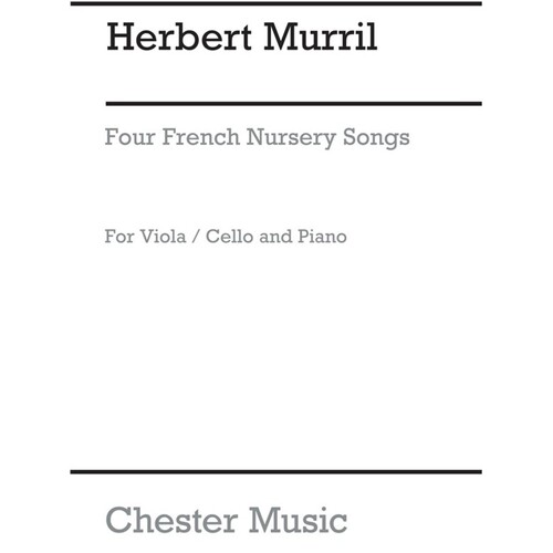 Murrill - 4 French Nursery Songs Viola/Piano (Softcover Book)
