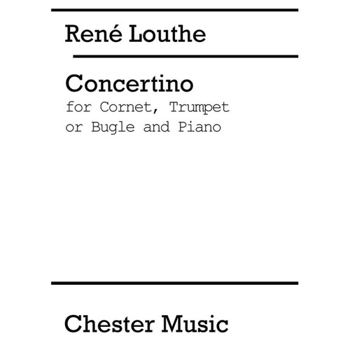 Louthe - Concertino Trumpet/Piano (Pod) (Softcover Book)